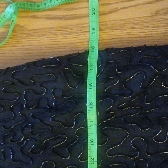 Vintage Laurence Kazar sequin dress Womens Black Vintage Large Formal - Picture 13 of 13